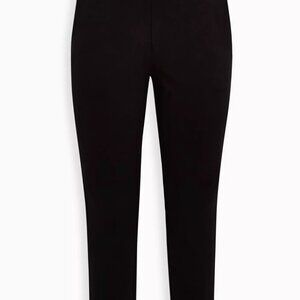 Torrid Pull-On Relaxed Taper Studio Luxe Ponte High-Rise Pant Sz 4S